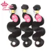 Queen Hair Office Store Peruvian Virgin Body Wave 4pcslot 100gpcs 12 28 Плетение волос для волос.