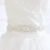 Hot Selling Pretty Sashes for Wedding Crystal Rhinestone Beaded Belt Bridal Sashes Lämplig för kvällen Prom Klänningar Brudtillbehör