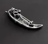 Personality Retro Silver Wolf Tooth Spike Women And Men Suit Pin Brooches Cute Wolf Totem Head Unisex Brooches Wholesale 12 Pcs