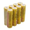 Yellow UltraFire 18650 High Capacity 5000mAh 3.7V Li-ion Rechargeable Battery For LED Flashlight Digital Camera Lithium Batteries Charger