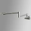 2015 Wholesale Solid Brass Single Handle Extended Pot Filler Faucet Swing Spout Wall Mount Kitchen Faucet Polished Chrome