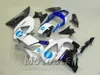 Injektionsgjutning för Honda CBR900RR Fairings 954 2002 2003 Vit Blå Svart Motobike CBR900 954RR ABS Fairing Kit CBR954 02 03 YR22