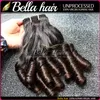 Bella Brazilian Funmi Hair Natural Color Wavy Bouncy Spring Curl Extensions 3pcs/lot Factory
