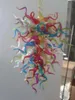 100% Mouth Blown CE UL Borosilicate Murano Glass Dale Chihuly Art Western Style Modern Designer Chandelier
