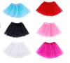 6 Color Star Glitter Sparkle Tulle Tutu Ballet Girl Dance Kjol Costume Party Kjol 20pcs3057958