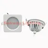 2015 New Recessed Downlight LED Square 5W 7W 9W 12W 15W Dimmable Round LED Down Lights IP65 Waterproof AC 85-265V DHL Free Shipping