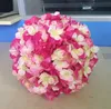 12-дюймовый искусственный шар с цветком гортензии, подушечка для иголок, свадебный мяч для поцелуев, свадебный супермаркет, украшения, подвески FB008