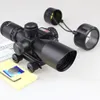 2.5-10X40 Dual-illuminated Rifle Scope w/Red Laser and Picatinny Mount