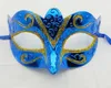 100pcs/lot mix colors Fashion mask gold shining plated party mask wedding props masquerade mardi gras mask