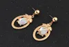 Selling fashion exaggerated gold-plated bracelet necklace earring ring Sets