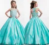 Girl's Pageant Dresses New Perfect Angels by Rachel Allan Square Neckline Pa Pageant Gown Custom Made Princess Ball Floor Length Kids Party Children Gift