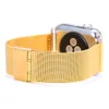 Guld rostfritt stål klockband för Apple Watch Band 42mm 38mm Adapter Metal Connector Classic Buckle for Hoco Apple Watch1136882