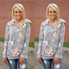 New Fashion Autumn Winter Froal Printed Hooded Hoodies Women's Casual Pullover Hoody sudaderas Girls top clothing