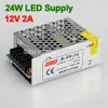 12V 2A 24W 110V 220V إلى 12V أدى محول إمدادات الطاقة عالية الجودة سائق الصافى للقطاع LED 5050 العرض 5730 السلطة