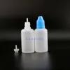 100 Pcs 30 ML LDPE PE Plastic Dropper Bottles With Child Proof Caps and Tips & Long Nipples Squeezable bottles