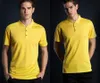 Camicia di lusso T-shirt piccolo cavallo Coccodrillo Ricamo abbigliamento uomo tessuto lettera polo t-shirt colletto t-shirt casual t-shirt 271e