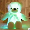 30 cm 50 cm Colorido Brilhante Urso de Pelúcia Luminosa Brinquedos de Pelúcia Kawaii Light Up LED Urso de Pelúcia Boneca de Pelúcia Crianças Brinquedos de Natal CCA8079 30 pcs