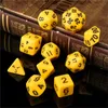 10pcs Set Polyhedral Dungeons & Dragons Daggerdale Dice For DnD MTG RPG Poly Dice Board Games Gathering Toy with Dice Bag