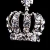 Venta caliente Crown Charm Rhinestone Body Piercing Jewelry Anillo del Ombligo Anillo Navel Jewelry Envío de la gota Body-0164
