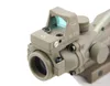 Taktyczne trijicon Acog 4x32 prawdziwe źródło światłowodu zielony lunetę karabinu RMR Mini czerwona kropka Ciemna Ziemia 4412728