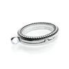 5 STÜCKE !! Silber ovale magnetische Glas schwimm Charme Medaillon Zink-Legierung 28x34mmLSFL08-1 * 5 (Ketten kostenlos enthalten)