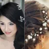 Partihandel-Hot Sale Fashion 2016 Elegant Bröllop Bridal Bridesmaid Man-Made Pärlor Hår Pins Clips Comb Headband 5yrv