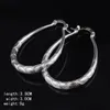 2015 new design 925 sterling silver hoop earrings fashion classic jewelry for girls free shipping