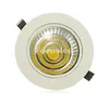 NOVO Modelo 3.5 "4.5" 5.5 "CREE 9 W 12 W 15 W 20 W Regulável-Não COB LED Downlights Alta Brilhante Tiltable Luminária Recesso Teto Para Baixo Luzes Lâmpadas