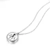 IJD5003 'Faith Hope Love' Essential Oljelås och Round Ash Hållare Hängsmycke Halsband Cremation Urn Pendants Halsband Gratis 12 Pads