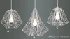 Nordic Industrial Style Hive Metal Cage Pendant Light Chandelier Living Room Lamp blanc / noir livraison gratuite