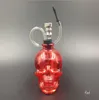 Factory Direct Fine Creative Skull Shisha Hookah Pipe, glas, kleur Willekeurige levering, gratis verzending, groot beter