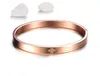 women stainless steel rose gold plated cubic zirconia cross pattern bracelets bangles for women fashion charm jewelry gifts