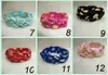 10pc baby celtic Cross knot Wave point turban headband cotton twisted head wraps girl cute Twist Knotted Hot stamping golden Wave dot FD6580