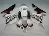 مجموعة موتوبيكي حقن صب ل fairings HONDA CBR600RR 07 08 لهيب أحمر باللون الأبيض ABS fairing kit