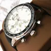 All Subdials Work Fashion Man Watches atuo Date Luxury silverRose gold Classic Quartz Watch Sport BlackBrown Leather Wristwatche3798043
