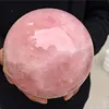 Natural Pink Rose Quartz Magic Crystal Healing Ball Sphere01425308