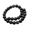 Natürlicher Edelstein Schwarzer Onyx Achat 14mm Runde Perlen für DIY Machen Charme Schmuck Halskette Armband Lose 28 stück Steinperlen für Großhändler