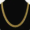 18K золото заполненные ожерелье, ширина: 10 мм, длина: 54 см, вес:. 65g ,