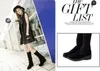 Fashion Spring autumn boots winter the new boots knitted knitting wool high tube flat - knee