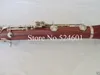 ABT-450 Professional Clarinet Performance 17 Key Drop B Tuning Red Ebony Wood Mahogany Clarinet Silver Keys Clarinetes