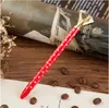 20pcs Kawaii 크리스탈 볼 펜 Ballpen 패션 점 소녀 19 캐럿 대형 다이아몬드 볼펜 펜 학교 문구 용품에 대 한