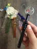 hoge kwaliteit glas olie brander pijp roken pijpen rechte hand geblazen recycler beste 12cm 30mm bal schedel glazen tabakspijpen Gratis verzending