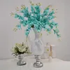 Elegant dans phalaenopsis konstgjorda silke blommor jul hem prydnad bukett bröllop centerpieces dekorationer levererar 5 färg