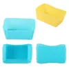 10 pcs/Lot carré Silicone Muffin tasses gâteau outils Silicone gâteau moule Cupcake doublures savon moule, dandys