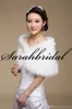 2015 New White Pearl Bridal Wrap Shawl Coat Jackets Boleros Shrugs Regular Faux Fur Stole Capes For Wedding Party 17004 2403838