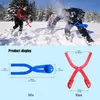 Kış Sporları Oyuncak Kar Top Maker Kum Kalıp Kartopu Makarası Kış Kart Kartı Kalıp Aracı Kış Dış Mekan Play5624045