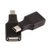 Adattatore di ricarica per connettore di alimentazione da mini USB a USB 2.0 maschio femmina