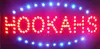 LED Hookahs Sign Plastic PVC frame Display size 10cm*19cm inch