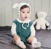 Baby Beacles Dzieci Dzianiny Niedźwiedź Bawełniane Kapelusze Zwierząt Chłopcy Dziewczyny Jesień Zima Rekwizyty Kids Earmuffs Headwear Crochet Ciepłe Czapki White M46