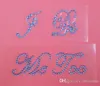 1 Pair Silver Crystal Wedding Shoe Stickers "I DO & ME TOO" Bridal Accessories Sandal Sole Stickers Clear Rhinestones Decoration